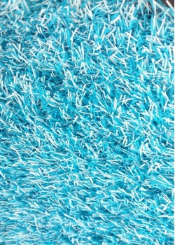 Искусственная трава Color 20 мм. голубая