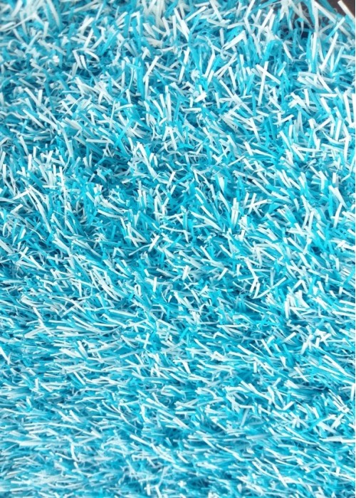 Искусственная трава Deco Color 20 мм. голубая