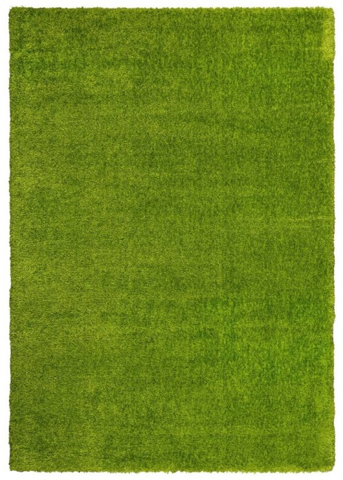 Пушистый ковер Puffy Luxe Green прямоугольный
