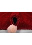 Пушистый ковер Puffy Luxe Red прямоугольный