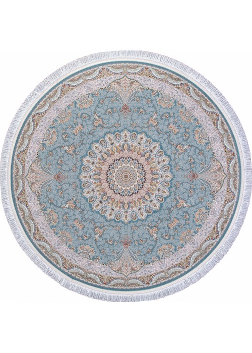 Иранский ковер из акрила FARSI 1500 G141 Blue круглый