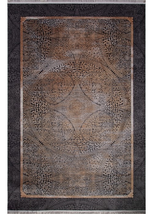 Иранский ковер из бамбукового шелка Manujan 1200-9139 прямоугольный