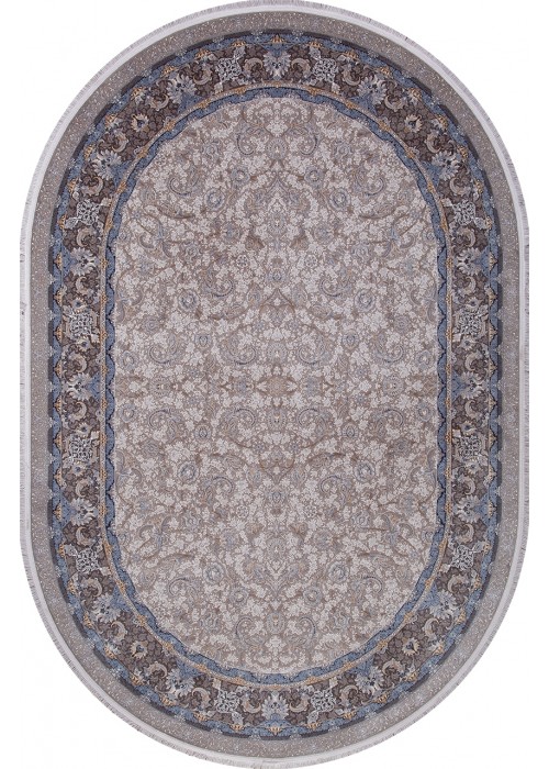 Иранский ковер из акрила Sirjan 1200-70-22 Gray овальный