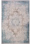 Ковер из эвкалиптового шелка Mersin 93-04 Beige/Blue прямоугольный
