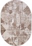 Современный ковер Mandis 1237 Vizion-Brown овальный