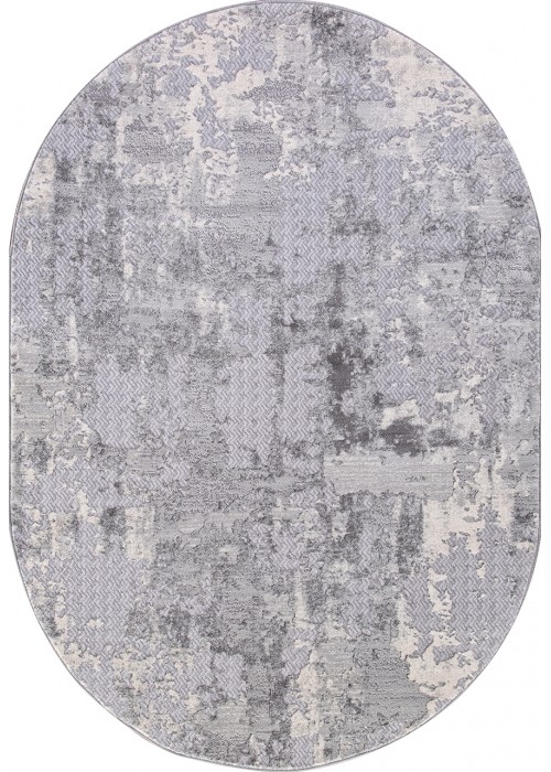 Современный ковер Mandis 1253 Gray-Gray овальный