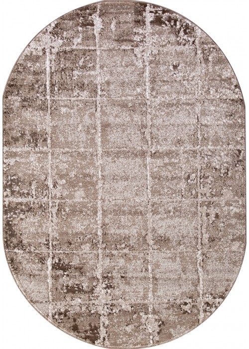 Современный ковер Mandis 1301 Vizion-Brown овальный