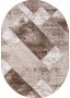 Современный ковер Mandis 5024 Vizion-Brown овальный