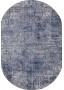 Современный ковер Onian 0672 Blue-Gray овальный