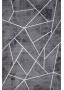 Современный ковер Panama PN004 gray/gray прямоугольный